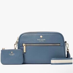 NWT Kate Spade Blue Crossbody Camera Bag